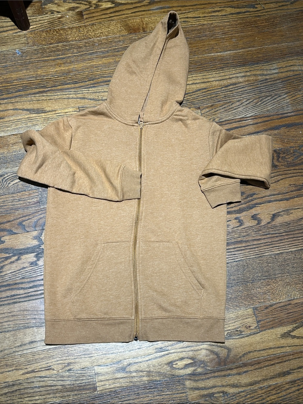 Boys 14 Hoodie Sweatshirt - Camel